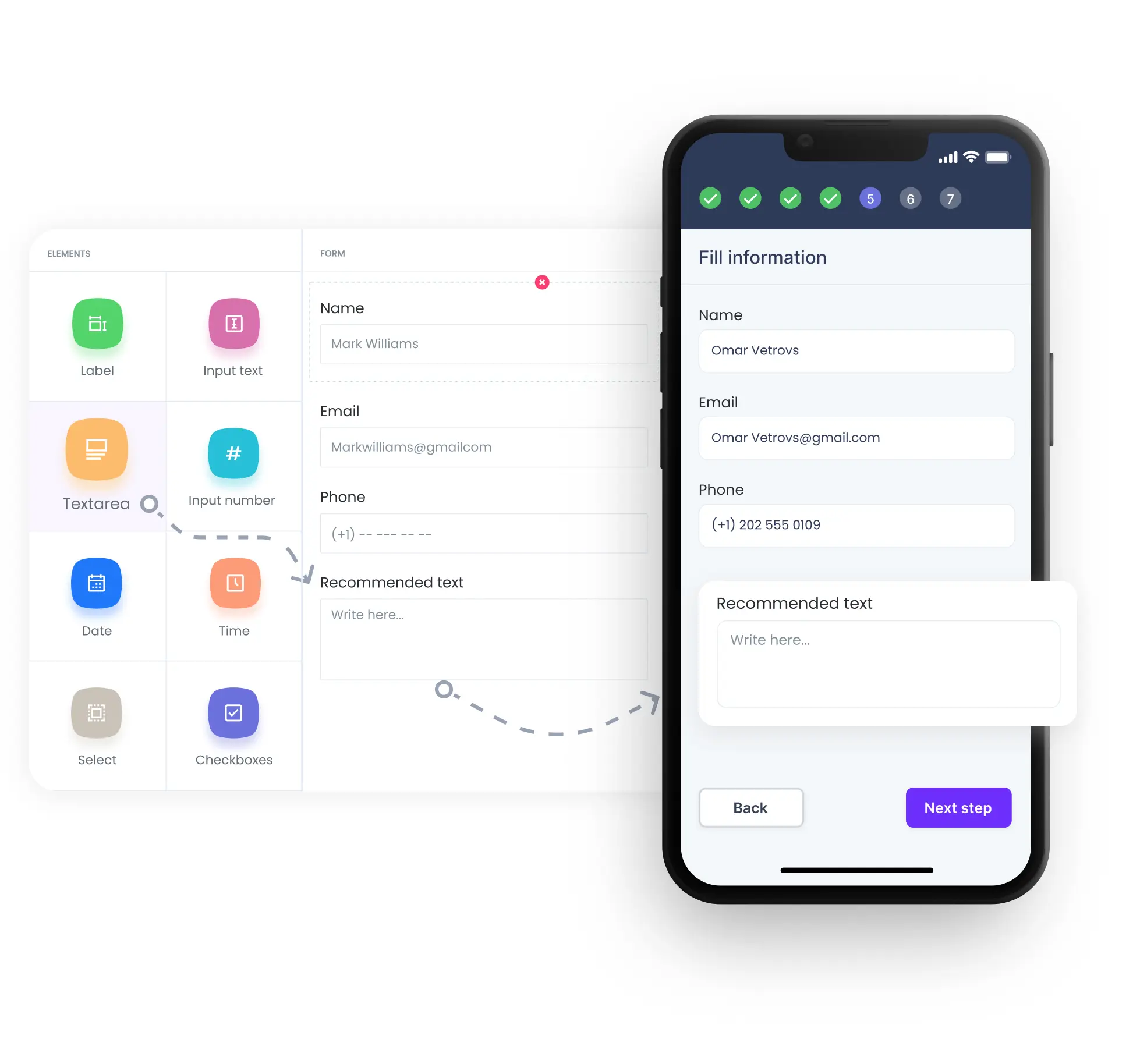 Fully customisable booking form